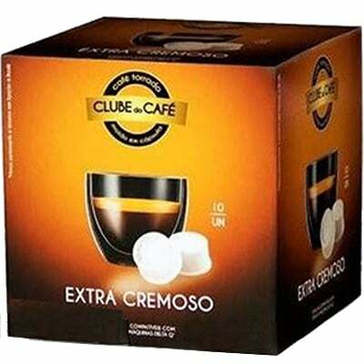 Clube do Café Extra Cremoso - Cápsulas de café compatíveis com máquinas Delta Q e Lavazza Espresso Point