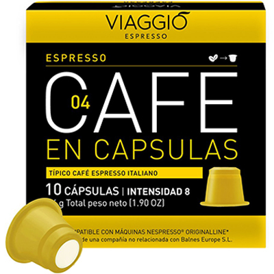 Viaggio Espresso - Cápsulas de café compatíveis com máquinas Nespresso