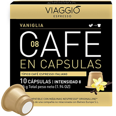 Viaggio Vaniglia - Cápsulas de café compatíveis com máquinas Nespresso