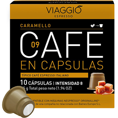Viaggio Caramello - Cápsulas de café compatíveis com máquinas Nespresso
