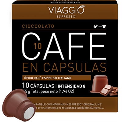 Viaggio Cioccolato - Cápsulas de café compatíveis com máquinas Nespresso